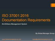 How to Fulfil Requirements of ISO 37001:2016 Documentation?