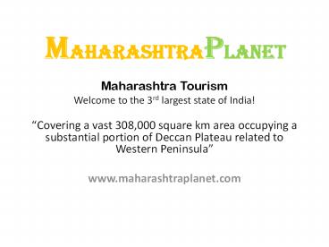 Maharashtra Tourism