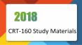 [August 2018] SalesForce CRT-160 Exam Questions Killtest PowerPoint PPT Presentation