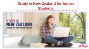 Study in New Zealand for Indian Students