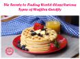 Various types of waffles PowerPoint PPT Presentation