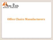 Office Chairs Manufacturers