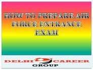 Airforce Coaching In Chandigarh