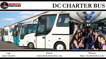 High-End Destination Wedding Facilitation in DC via Charter Bus