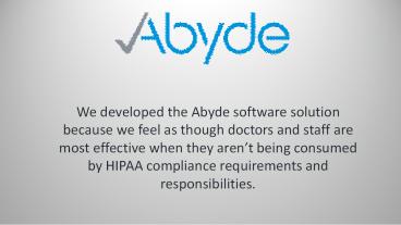 Hipaa Software - Abyde (1)