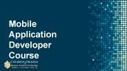 Mobile Application Developer Course | CCBST