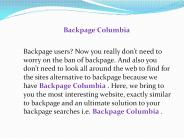 Backpage Columbia | Back page Columbia