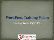 WordPress Training in Palam