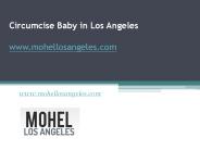 Circumcise Baby in Los Angeles - www.mohellosangeles.com