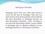 Backpage Columbia | Back page Columbia