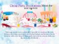 cheap party decorations