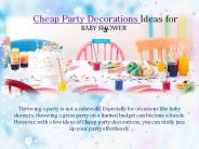 cheap party decorations