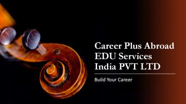 Overseas Education Consultant