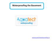 Waterproofing the Basement (1)