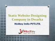 Static Website Designing Company in Dwarka
