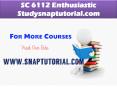 SC 6112 Enthusiastic Study/snaptutorial.com PowerPoint PPT Presentation