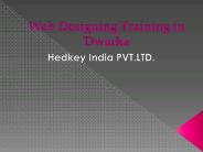 Web Designing Training in Dwarka