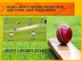 Learn About Cricket Rules With Arif Patel, Arif Patel Dubai PowerPoint PPT Presentation