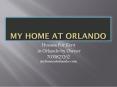 Houses for Rent in Orlando by Owner PowerPoint PPT Presentation