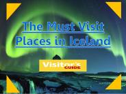 The Must Visit Places in Iceland