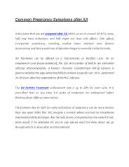 Common Pregnancy Symptoms after IUI