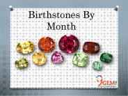 Birthstones By Month