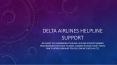 Delta airline helpline support