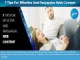 7 Tips For Effective And Persuasive Web Content PowerPoint PPT Presentation