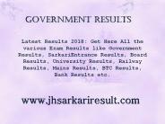 Government Results