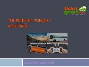The Pride of Punjab – Amritsar!