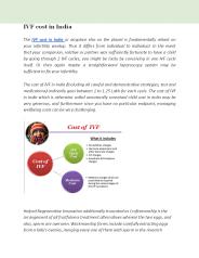 IVF cost in India