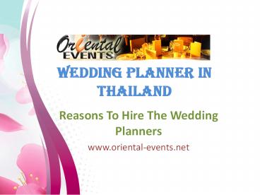 Wedding Event Agency | Corporate Event