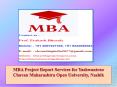 MBA Project Report Services for Yashwantrao Chavan Maharashtra Open University, Nashik PowerPoint PPT Presentation