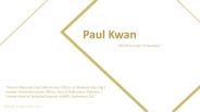 Paul Kwan - Working as CEO at Sunideas