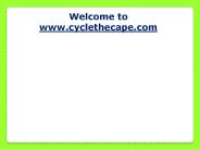 Road Cycling Tour in Cape Town