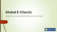 What is an Echeck Processing