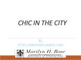 CHIC IN THE CITY PowerPoint PPT Presentation