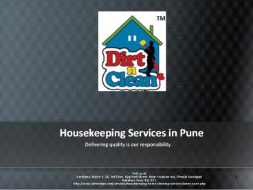 Housekeeping Services in Pune - Dirt n Clean (2)