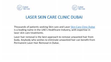 Skin Care Clinic Dubai