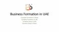 Business Formation in Dubai, Company Formation in Dubai, Business Setup in UAE, Company Setup in UAE PowerPoint PPT Presentation