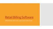 retail billing software