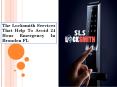 The Locksmith Services That Help To Avoid 24 Hour Emergency In Brandon FL PowerPoint PPT Presentation