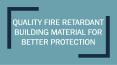 quality fire retardant building material for better protection PowerPoint PPT Presentation