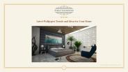 Latest Wallpaper Trends and Ideas for Your Home