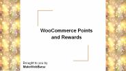 Woocommerce Points and Rewards