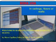 Radiant Heating and Radiant Cooling | BEKA USA