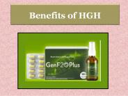 Benefits of HGH