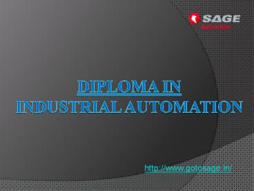 Best Industrial Automation Training Institute in Thane Mumbai|SageAutomation
