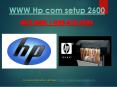 www hp com setup 2600 (6) PowerPoint PPT Presentation