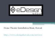 Home Theater Installation Maui, Hawaii (1)